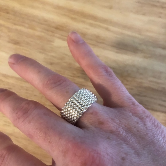 Tiffany & Co. Jewelry - ‼️Sold‼️Tiffany & Co Mesh Ring ( ~sz 7)
